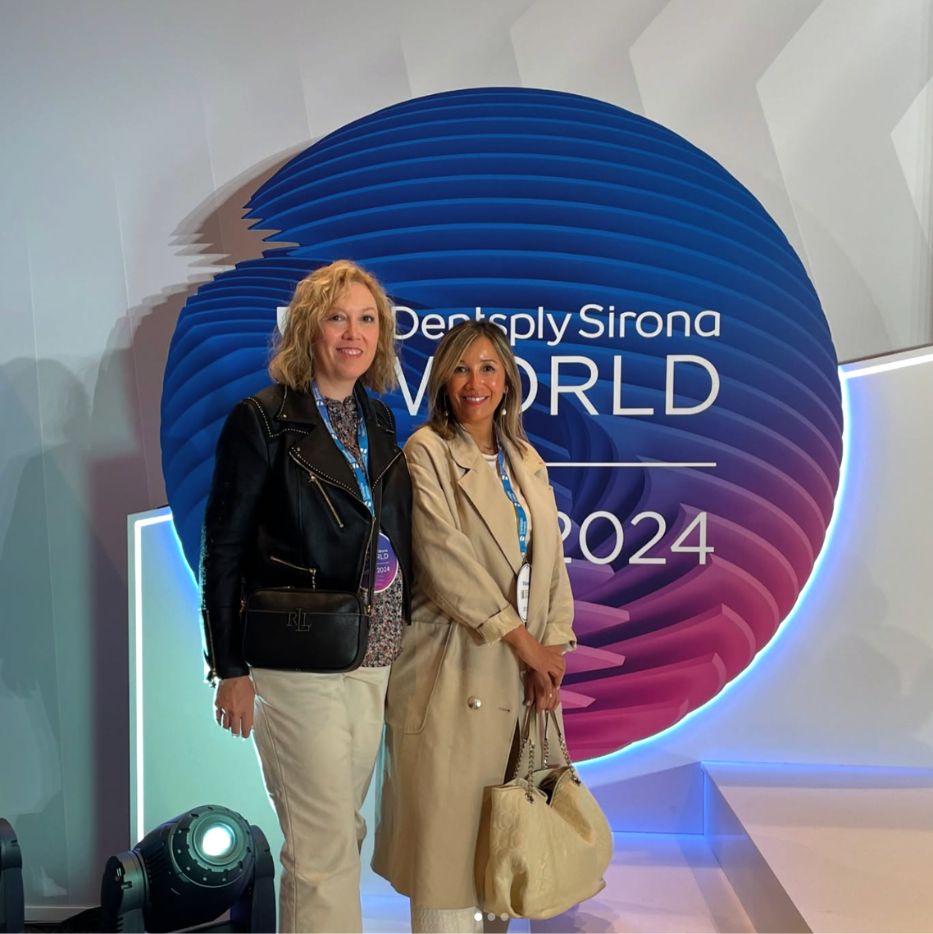 Silvia y Loreley, doctoras en la Clínica Dental Ginés